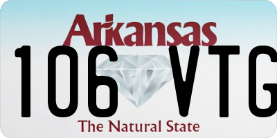 AR license plate 106VTG