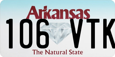 AR license plate 106VTK