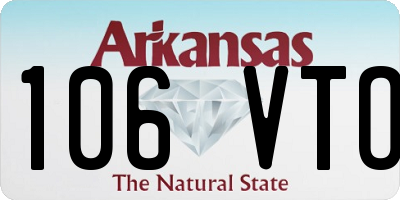 AR license plate 106VTO