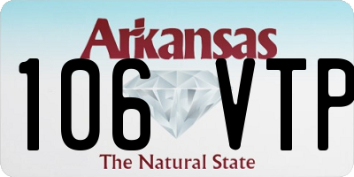 AR license plate 106VTP