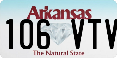 AR license plate 106VTV