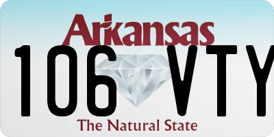 AR license plate 106VTY