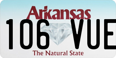 AR license plate 106VUE