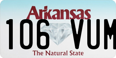 AR license plate 106VUM