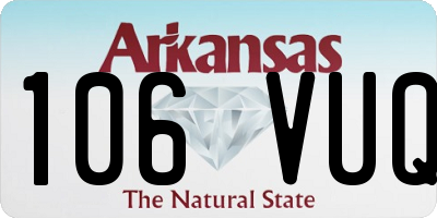 AR license plate 106VUQ