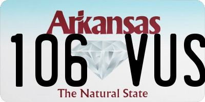 AR license plate 106VUS