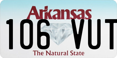 AR license plate 106VUT