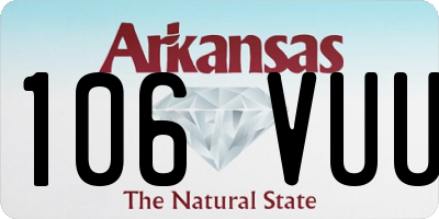 AR license plate 106VUU