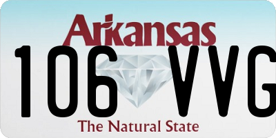 AR license plate 106VVG