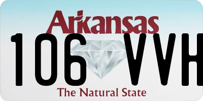 AR license plate 106VVH