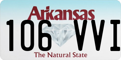 AR license plate 106VVI