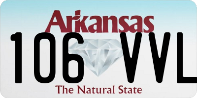 AR license plate 106VVL