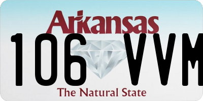 AR license plate 106VVM