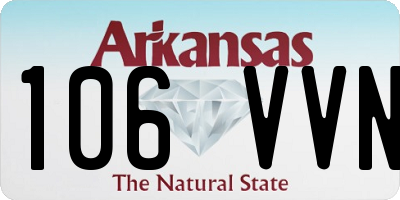 AR license plate 106VVN