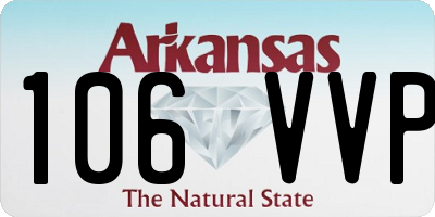 AR license plate 106VVP