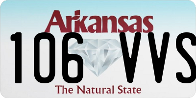 AR license plate 106VVS