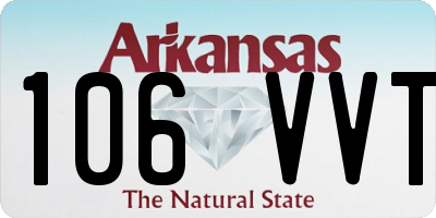 AR license plate 106VVT
