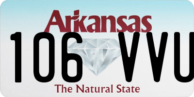 AR license plate 106VVU