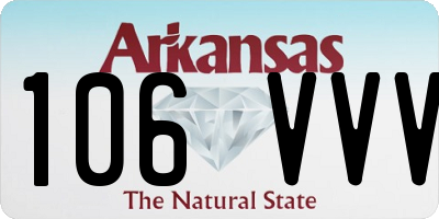 AR license plate 106VVV