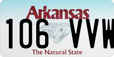AR license plate 106VVW