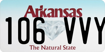 AR license plate 106VVY