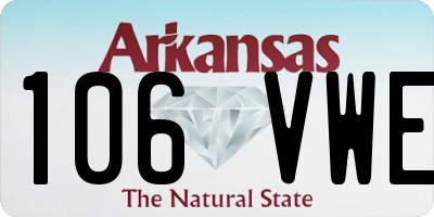 AR license plate 106VWE