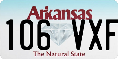 AR license plate 106VXF