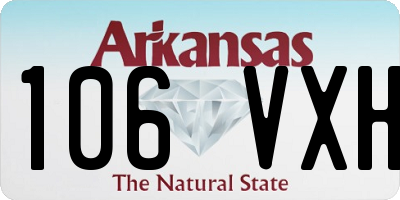 AR license plate 106VXH