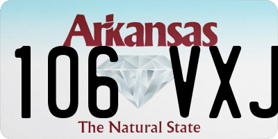 AR license plate 106VXJ
