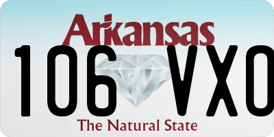 AR license plate 106VXO