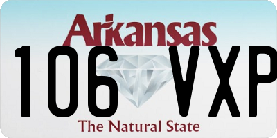 AR license plate 106VXP
