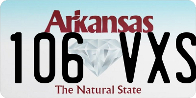 AR license plate 106VXS