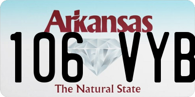AR license plate 106VYB