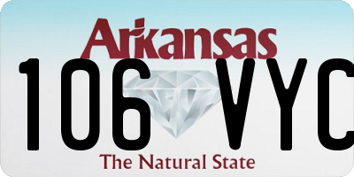 AR license plate 106VYC