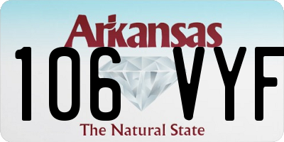 AR license plate 106VYF