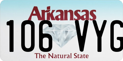 AR license plate 106VYG