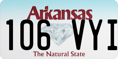 AR license plate 106VYI