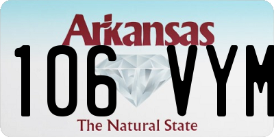 AR license plate 106VYM