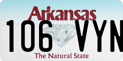 AR license plate 106VYN