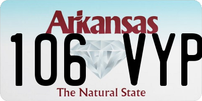 AR license plate 106VYP