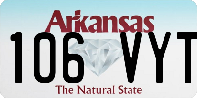AR license plate 106VYT