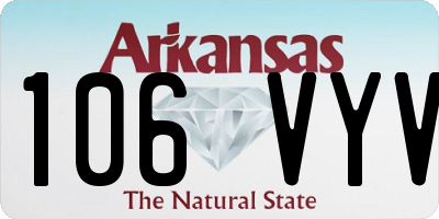 AR license plate 106VYV