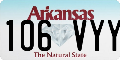 AR license plate 106VYY