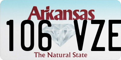 AR license plate 106VZE