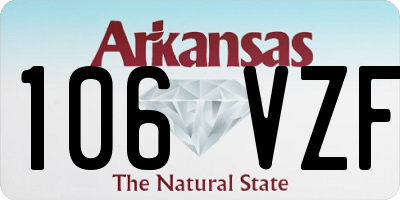 AR license plate 106VZF