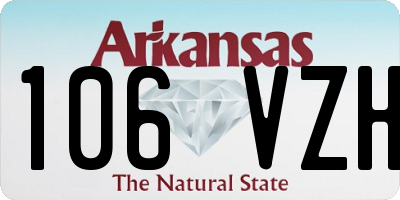 AR license plate 106VZH