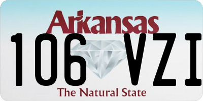 AR license plate 106VZI