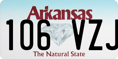 AR license plate 106VZJ