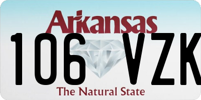 AR license plate 106VZK