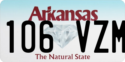 AR license plate 106VZM